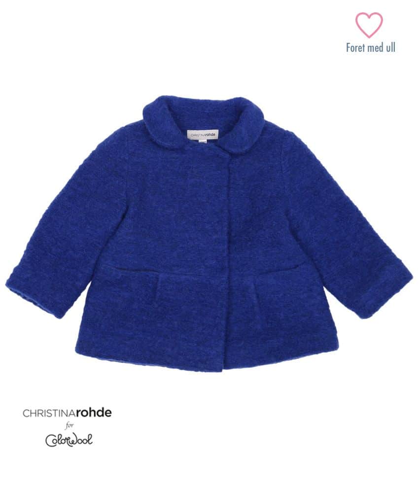 Cosilana ulljakke i økologisk ullfleece blå | colorwool.no Cosilana ulljakke i økologisk ullfleece blå | colorwool.no