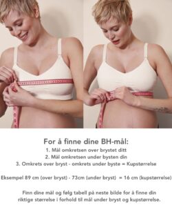 BOOB størrelesguide BH