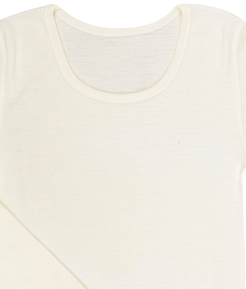 Joha Dame basic ullgenser naturhvit | colorwool.no Joha Dame basic t skjorte naturhvit | colorwool.no