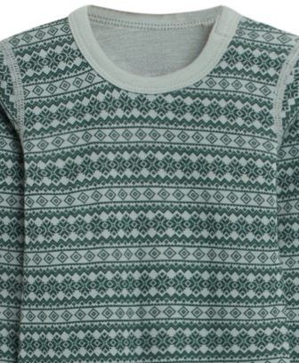 ColorWool Gensere Baby Oppskrift Ribbgenser tynn Ullkläder i ekologisk