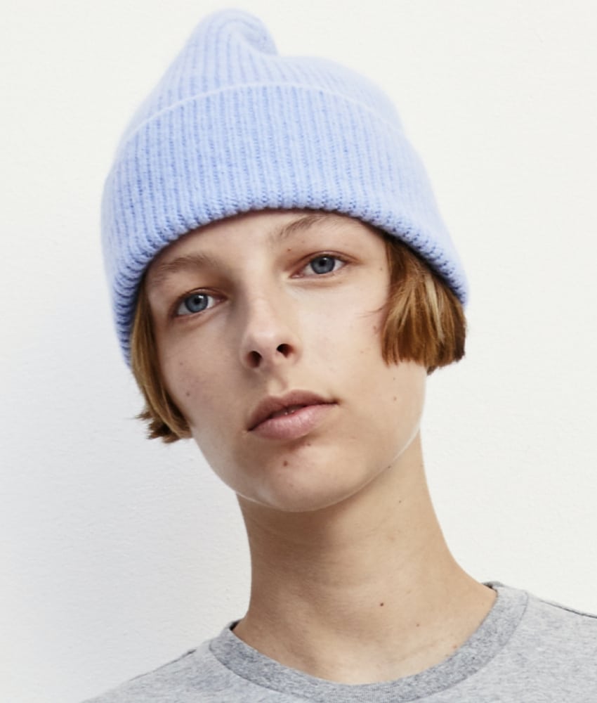 Le Bonnet Beanie i lammeull/angora 