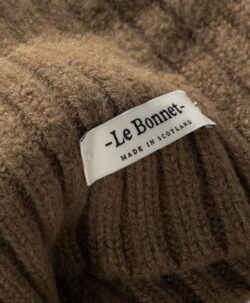Le Grand Bonnet Beanie i lammeull/angora - Walnut