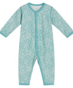 Myk og varm heldrakt fra ColorWool Merino i ull/bambusviskose med søte små dyr. Det er tynn bambusviskose innerst og fin merinoull ytterst. Dette er en kvalitet vi anbefaler til ekstra sensitiv hud. Passer like fint som pysj eller som lekedrakt på dagtid. Praktisk knepping hele veien ned. Laget av 50% merinoull, 45% bambusviskose og 5% polyamid. En super ullkvalitet som holder seg fint vask etter vask. Sertifisert med Standard 100 fra OEKO-TEX®.