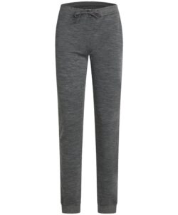 Myk og varm joggebukse til dame fra Hust&Claire i 50% merinoull, 45% bambusviskose og 5% polyamid. Det er tynn bambusviskose innerst og fin merinoull ytterst. Sertifisert med Standard 100 fra OEKO-TEX®. Hust&Claire lanserer denne høsten "me&mum". Det er myke og varme plagg til dame i samme kvalitet som til baby og barn.