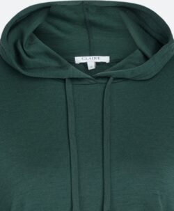 Myk og varm hettegenser til dame fra Hust&Claire i 50% merinoull, 45% bambusviskose og 5% polyamid. Det er tynn bambusviskose innerst og fin merinoull ytterst. Sertifisert med Standard 100 fra OEKO-TEX®. Hust&Claire lanserer denne høsten "me&mum". Det er myke og varme plagg til dame i samme kvalitet som til baby og barn.
