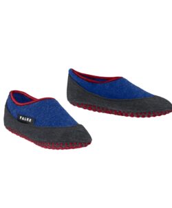 Falke antiskli slipper i ull cobalt blue