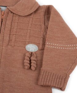 Lillelam sparkedress i ull Mummi kanel